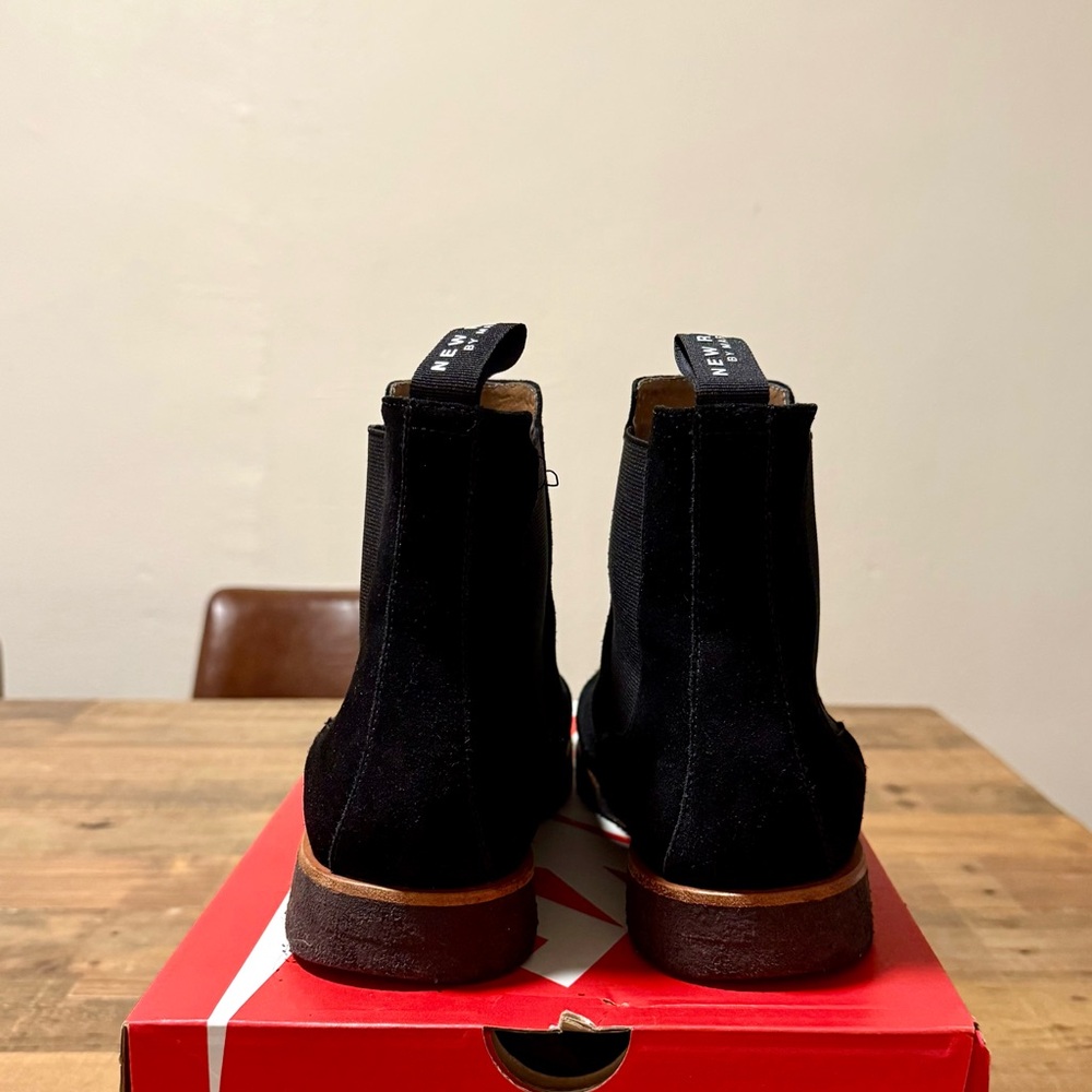 New Republic Black Suede Chelsea Boots - Picture 3 of 5